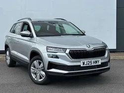 Silver New 2025 Skoda Karoq SE Drive SUV | £26,995 (A bit pricey)