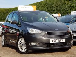 Grey Used 2017 Ford C-MAX Titanium MPV | £8,495 (Expensive)