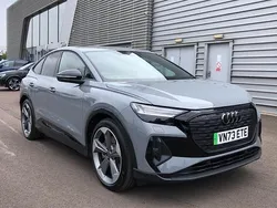 Grey Used 2023 Audi Q4 Sportback e-tron Black Edition SUV | £36,250 (Good price)