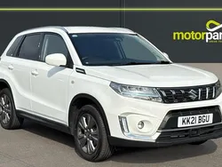 Clear white gloss Used 2021 Suzuki Vitara SZ-T SUV | £12,500 (Super price)