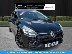 Black Used 2017 Renault Clio IV Dynamique Hatchback | £8,795 (Fair price)