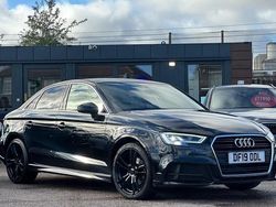 Black Used 2019 Audi A3 S-Line Sedan | £13,590 (Good price)