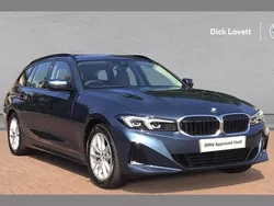 Blue Used 2025 BMW 320 Sport Line Estate | £35,995 (A bit pricey)
