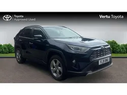 Blue Used 2019 Toyota RAV4 Hybrid SUV | £24,353 (A bit pricey)