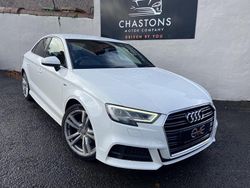 White Used 2018 Audi A3 S-Line Sedan | £13,499 (Good price)