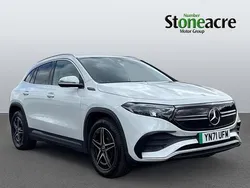 White Used 2021 Mercedes EQA350 AMG line SUV | £21,500 (Fair price)