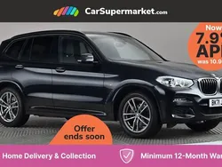 Black Used 2021 BMW X3 M Sport SUV | £26,676 (Good price)