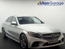 Silver Used 2020 Mercedes C200 AMG line Sedan | £18,900 (Fair price)