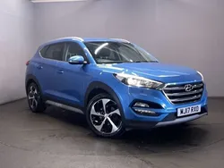 Blue Used 2017 Hyundai Tucson Premium SUV | £13,499 (Fair price)