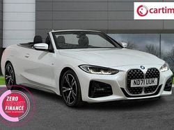 White Used 2021 BMW 420 M Sport Cabriolet | £29,750 (Fair price)