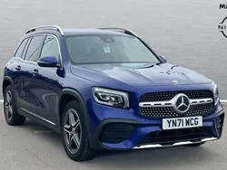 Blue Used 2021 Mercedes GLB200 AMG line SUV | £24,012 (Fair price)
