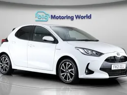 White Used 2021 Toyota Yaris Hybrid Design Hatchback | £14,000 (Good price)