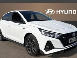 White Used 2024 Hyundai i20 N Line Hatchback | £16,978 (Fair price)