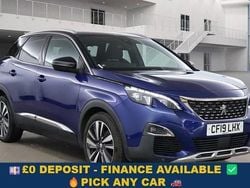 Blue Used 2019 Peugeot 3008 GT-line SUV | £11,449 (Good price)