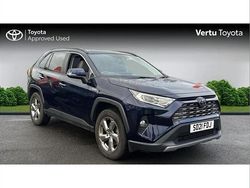 Blue Used 2021 Toyota RAV4 Hybrid SUV | £25,899 (Fair price)