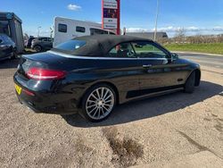 Black Used 2016 Mercedes C250 AMG line Cabriolet | £14,450 (Fair price)