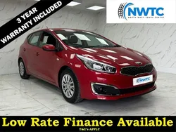 Red Used 2017 Kia Ceed 2 Hatchback | £7,695 (Fair price)