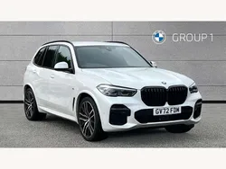 White Used 2022 BMW X5 M Sport SUV | £45,985 (Fair price)