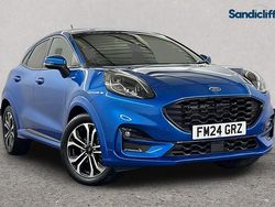Desert island blue (exclusive paint) Used 2023 Ford Puma ST-Line Hatchback | £16,032 (Fair price)