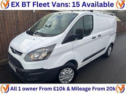White Used 2017 Ford Transit Custom Van | £9,799 (Good price)