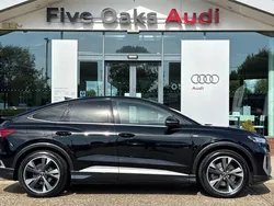 Black Used 2024 Audi Q4 Sportback e-tron S-Line SUV | £32,890