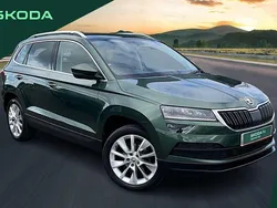Green Used 2018 Skoda Karoq SE L SUV | £14,399 (Fair price)