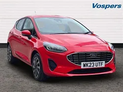 Red Used 2023 Ford Fiesta Titanium Hatchback | £14,250 (Fair price)
