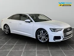 White Used 2022 Audi A6 S-Line Sedan | £20,895 (Super price)