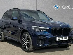Blue Used 2022 BMW X5 M Sport SUV | £56,793 (Expensive)