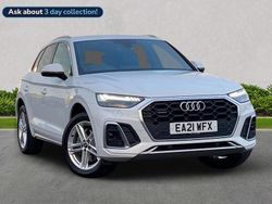 White Used 2021 Audi Q5 S-Line SUV | £28,934 (Fair price)