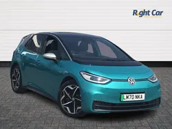 Blue Used 2020 VW ID.3 Edition Hatchback | £12,999 (Fair price)