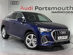 Blue New 2024 Audi Q3 S-Line SUV | £35,690 (Good price)