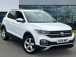 White Used 2019 VW T-Cross SEL SUV | £12,876 (Fair price)