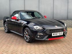 Black Used 2017 Abarth 124 Spider Cabriolet | £16,495 (Fair price)