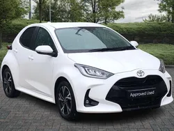 White Used 2024 Toyota Yaris Hybrid Design Hatchback | £18,895 (Fair price)