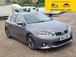 Grey Used 2012 Lexus CT200h Sport Line Hatchback | £7,480 (A bit pricey)
