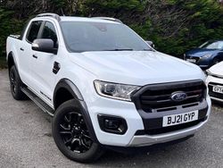 White Used 2021 Ford Ranger Wildtrack Pickup | £20,700 (Fair price)