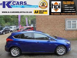 Blue Used 2017 Ford Focus Titanium Hatchback | £7,295 (Fair price)