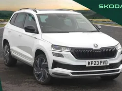 White Used 2023 Skoda Karoq SportLine SUV | £26,995 (Fair price)
