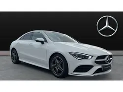 Polar white Used 2019 Mercedes CLA180 AMG Line Premium Plus Sedan | £22,149 (Fair price)