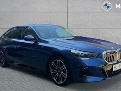 Phytonic blue metallic paint Used 2025 BMW 530e M Sport Sedan | £52,161