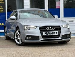 Silver Used 2016 Audi A5 Sportback S-Line Hatchback | £11,750 (Fair price)