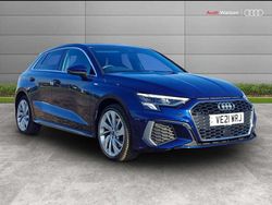 Blue Used 2021 Audi A3 e-tron S-Line Hatchback | £19,290 (Fair price)