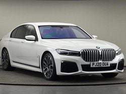 Mineral white Used 2020 BMW 750 M Sport Sedan | £37,200