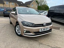 Beige Used 2019 VW Polo SE Hatchback | £13,190 (Fair price)