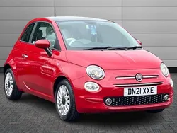 Red Used 2021 Fiat 500 Lounge Hatchback | £9,000 (Fair price)