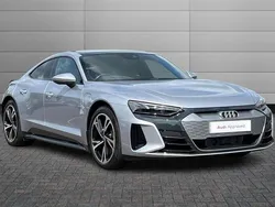 Silver Used 2021 Audi e-tron GT quattro Comfort Sedan | £41,050 (Super price)