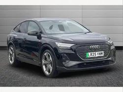 Black Used 2025 Audi Q4 Sportback e-tron Black Edition SUV | £46,595 (Fair price)