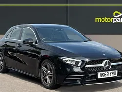 Cosmos black metallic Used 2019 Mercedes A220 AMG Line Premium Hatchback | £19,000 (Fair price)