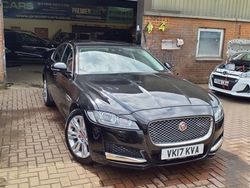 Black Used 2017 Jaguar XF Portfolio Sedan | £8,495 (Fair price)